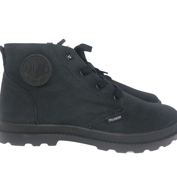 NIB Palladium Pampa Hi Originale Black/Black Ankle Combat Hiking Boots Men's 9 - Picture 4 of 4